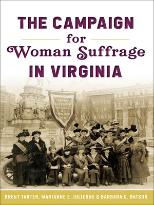 cover image of The Campaign for Women Suffrage in Virginia